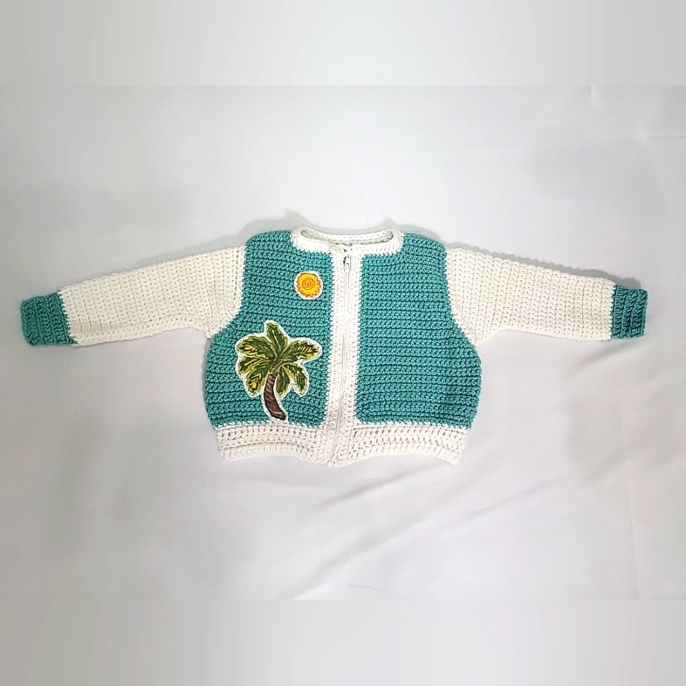 Disney Inspired Moana Crochet Sweater  Size 9-12 months